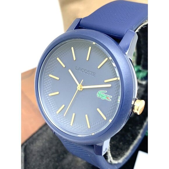 Lacoste Women's Watch 2001271 12.12 Quartz Blue Dial Rubber Band 36mm - Picture 12 of 13